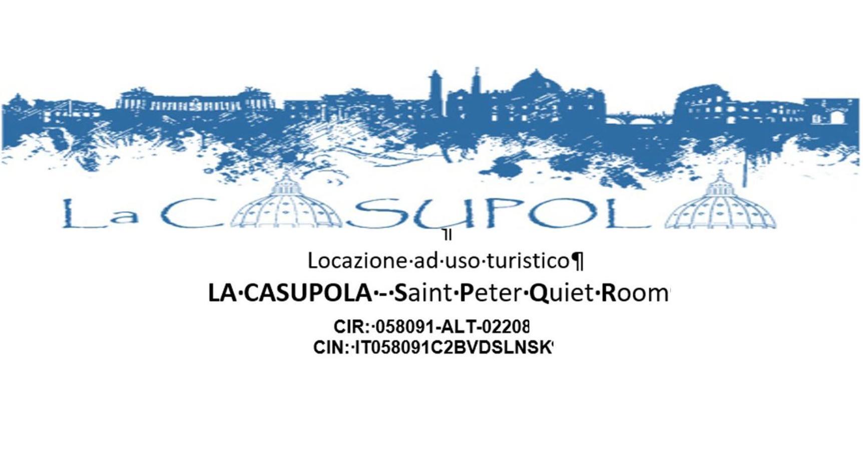 La Casupola Saint Peter'S Quiet Room Roma Ngoại thất bức ảnh